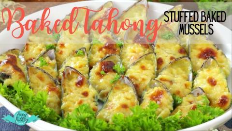 BAKED TAHONG (STUFFED BAKED MUSSELS) | FOXY FOLKSY Recipe...