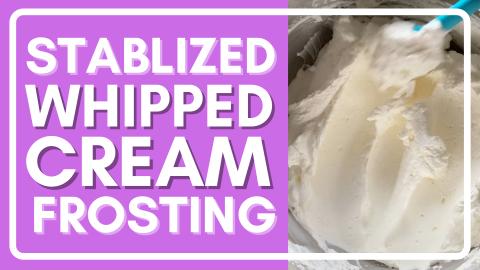 Easy Stabilized Whipped Cream Frosting: 4 Simple Ingredie...