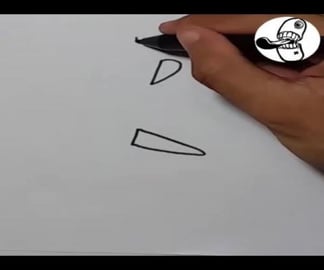 draw graffiti character B #shorts