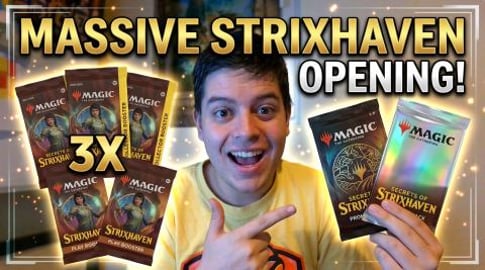 MTG Opening all types of Strixhaven boosters!