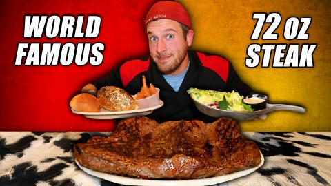 I Took on the WORLD FAMOUS 72oz Big Texan Steak Challenge...