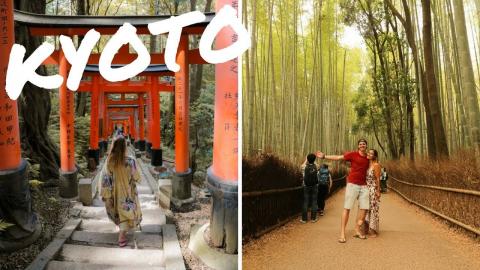 KYOTO IN ONE DAY - Fushimi Inari, Bamboo Forest & Snow Mo...