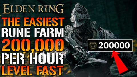 Elden Ring: The EASIEST Rune FARM! In The Game 200,000k P...