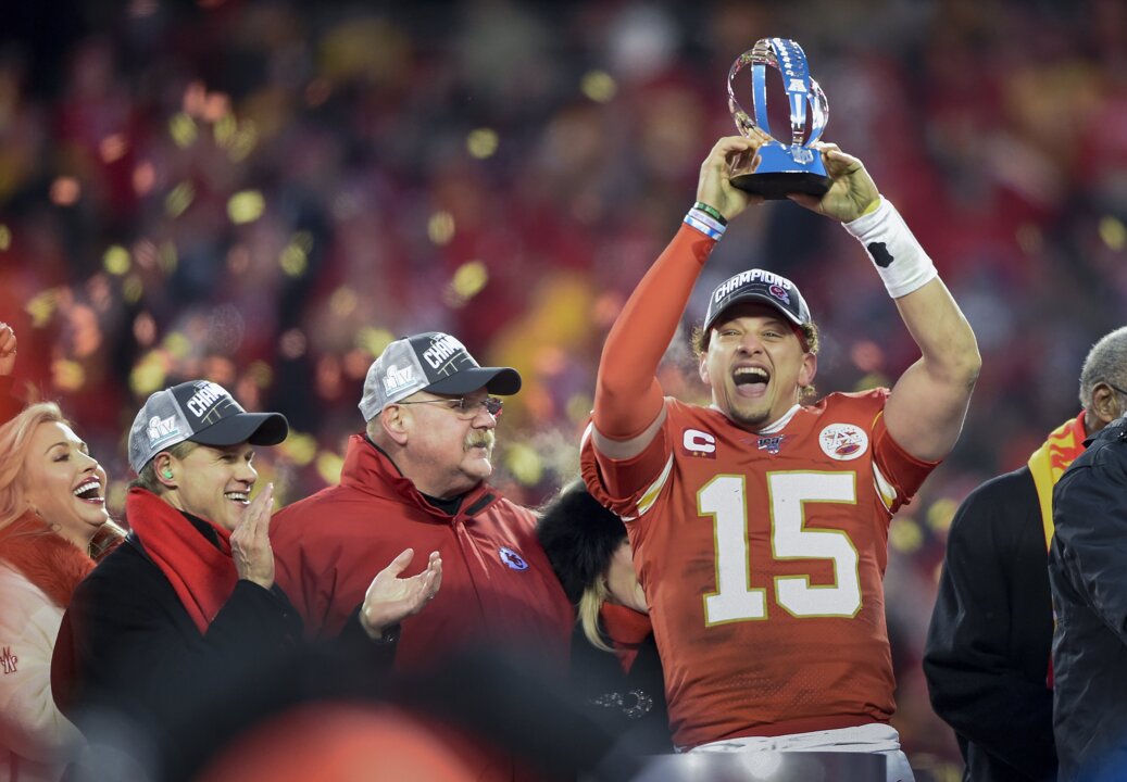 Kansas City Chiefs QB Patrick Mahomes tops merchandise sales