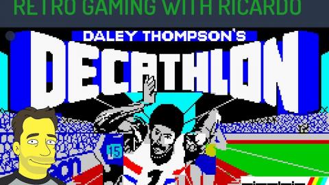 Daley Thompsons Decathlon 48k ZX Spectrum track and field...