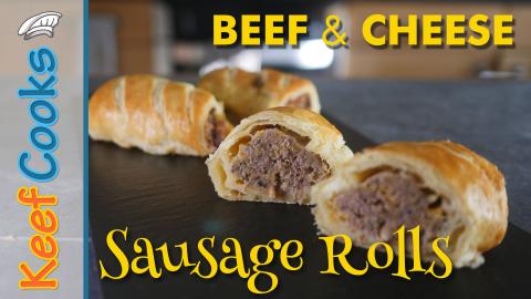 Beef and Cheese Sausage Rolls