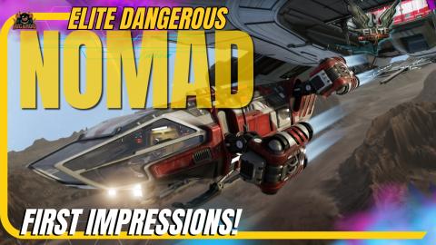 The Nomad SLV - Elite dangerous first ship launched Vesse...