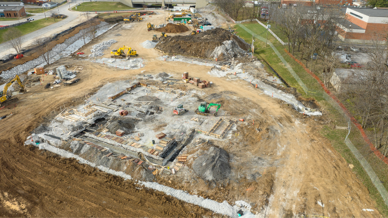 Town Branch Park Under Construction In Downtown Lexington KY   1 Th 