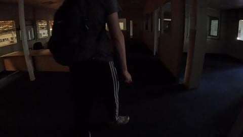 Spooky abandoned office