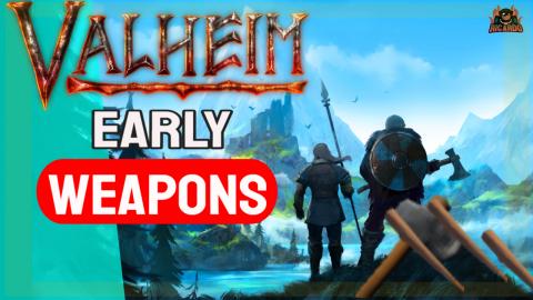 Valheim Early Weapons Clubs and Stone Axe