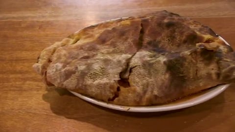 STUFFED Calzone Challenge w/ Hamburger, Pepperoni, Sausag...