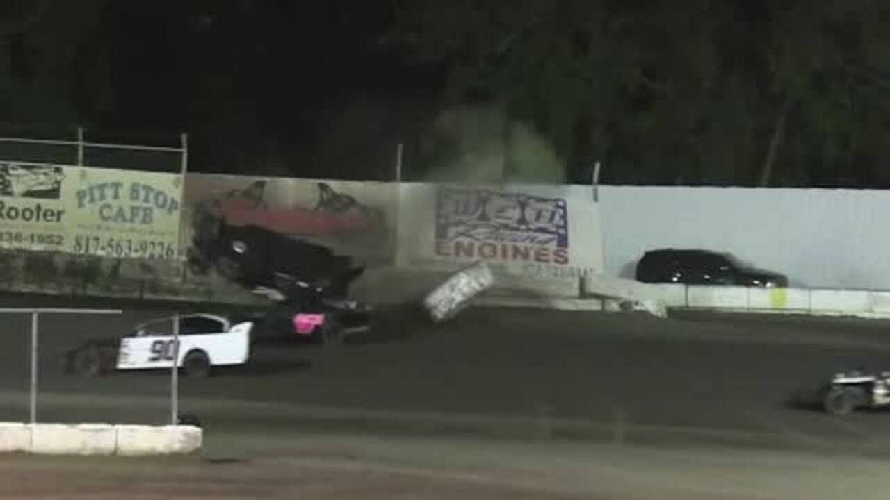 Race car goes airborne Fort Worth StarTelegram