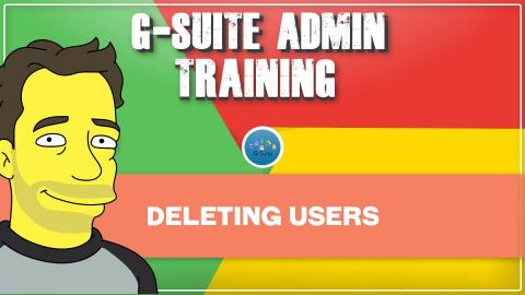 Gsuite Tutorial Deleting Users | G Suite User Administrat...