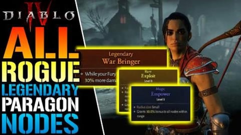 Diablo 4: All "Rogue" Legendary Paragon Board Nodes! Amaz...