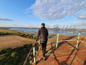 CLIMBING DERELICT WATER TOWER - AMAZING VIEW!
