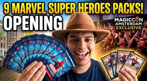 MTG opening 9 Marvel Super Heroes play boosters from Magi...