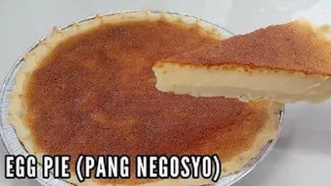 EGG PIE NA PANG NEGOSYO _ Pinoy Food _ Taste Buds PH