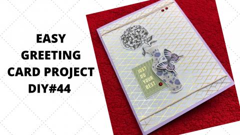 EASY GREETING CARD PROJECT DIY#44