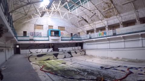 WE FOUND A MASSIVE POOL AT ABANDONED MILITARY BASE...