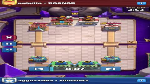 Clash Royale: 21/6 gameplay (2V2 fast win!)