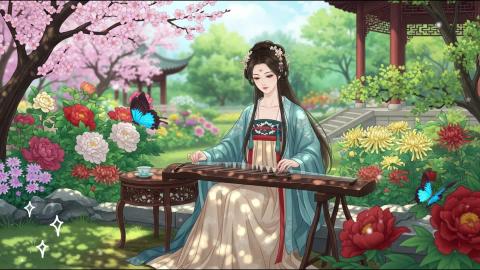 Relaxing Music for Stress Relief & Beauty Girl 