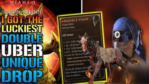 I Got The Luckiest DROP In Diablo 4! DOUBLE UBER UNIQUE! ...