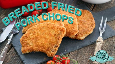 How to make the perfect Crunchy BREADED PORK CHOP