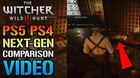 The Witcher 3: PS5 & PS4 NEXT-GEN Comparison Video, Ray T...