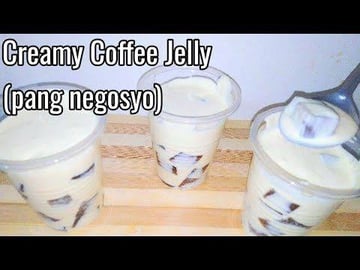 CREAMY COFFEE JELLY (PANG NEGOSYO) | How to make coffee j...