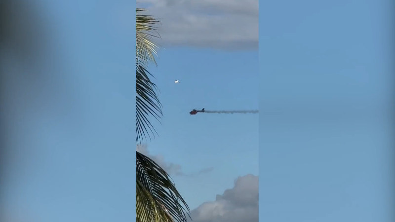 Video shows crash of Broward Sheriff's Office Fire Rescue helicopter ...