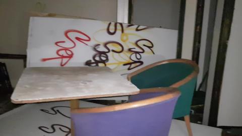 WEIRD ABANDOENED BUILDING WE FOUND WHILE WALKING IN THE W...