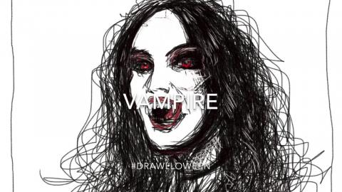 HideoutTV Halloween Speed Drawing Challenge 