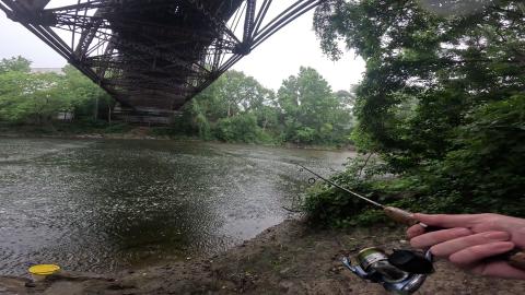 fishin in the rain