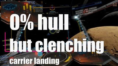 No hull left carrier landing Elite Dangerous