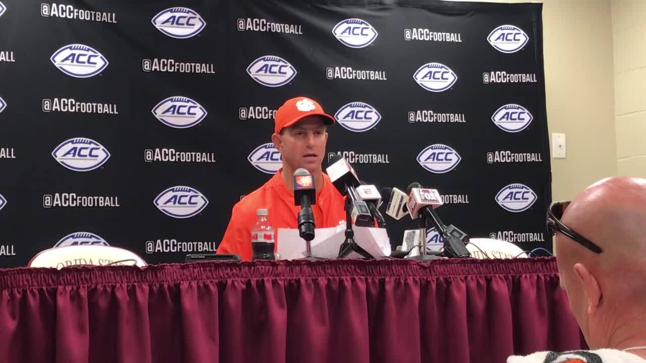 Clemson Football’s Dabo Swinney Recaps FSU Win | The State