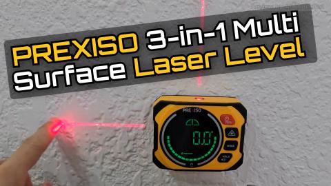 PREXISO 3-in-1 Laser Level Review — Digital Angle Gauge...