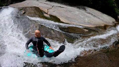 North Carolina's 4 Natural Water Slides of Upper Creek Fa...