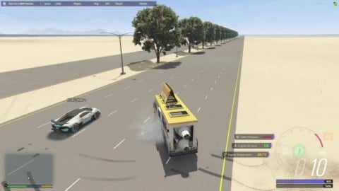 ROCKET VAN VS CAR WHO WINS?