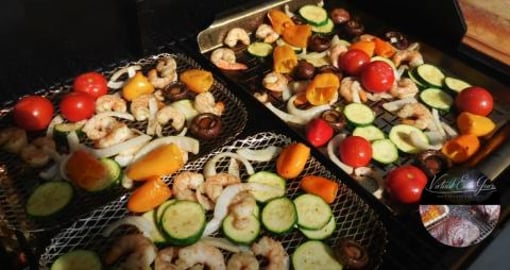 Grilled Shrimp & Veggies