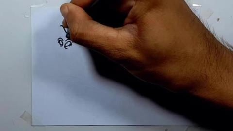 Drawing Grafiti MONSTER WORM shorts