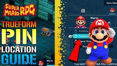 Super Mario RPG: How To Get The "Trueform Pin" Secret Rin...