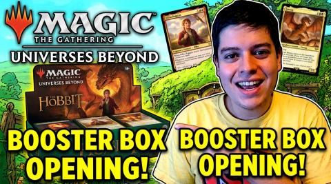 MTG Opening The Hobbit Booster Box!!! First mtg box in 10...