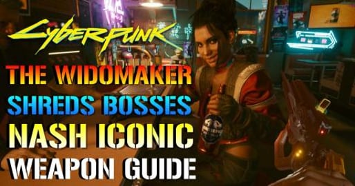 Cyberpunk 2077: The WIDOW MAKER! SHREDS BOSSES! How To Ge...