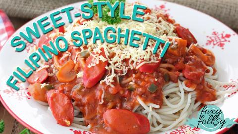 How to make super yummy Sweet-Style FILIPINO SPAGHETTI