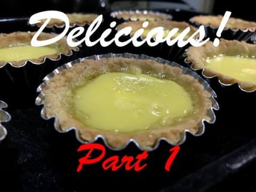How to bake egg tarts part 1