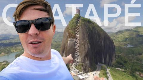 GUATAPÉ - Climbing 'The Rock' in Colombia's Most Beautif...