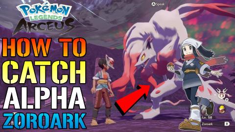Pokemon Legends Arceus: How To Catch ALPHA ZOROARK! The E...