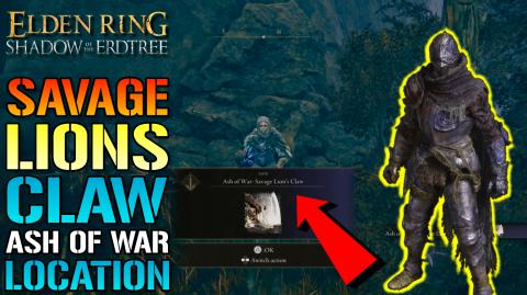 Elden Ring: "Savage Lions Claw" NEW Ash Of War Is OP! How...