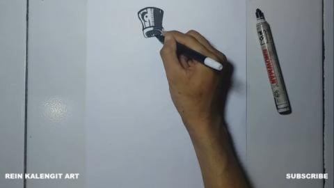 Drawing Pilox Character Graffiti