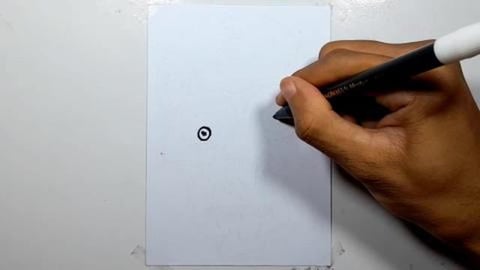 Drawing STICHED ZOMBIE HEAD GRAFFITI